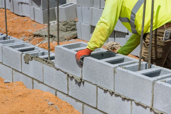 Concrete Blocks Installation in San Mateo