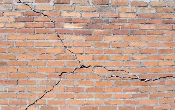 Cracked Brick Repair in San Mateo