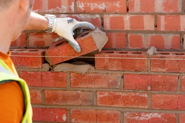 Red Brick Installation in San Mateo