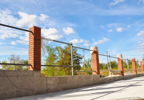 Brick Pillar Installation in San Mateo